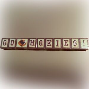 Hanna’s Handiworks Hokie Blocks ,NWT